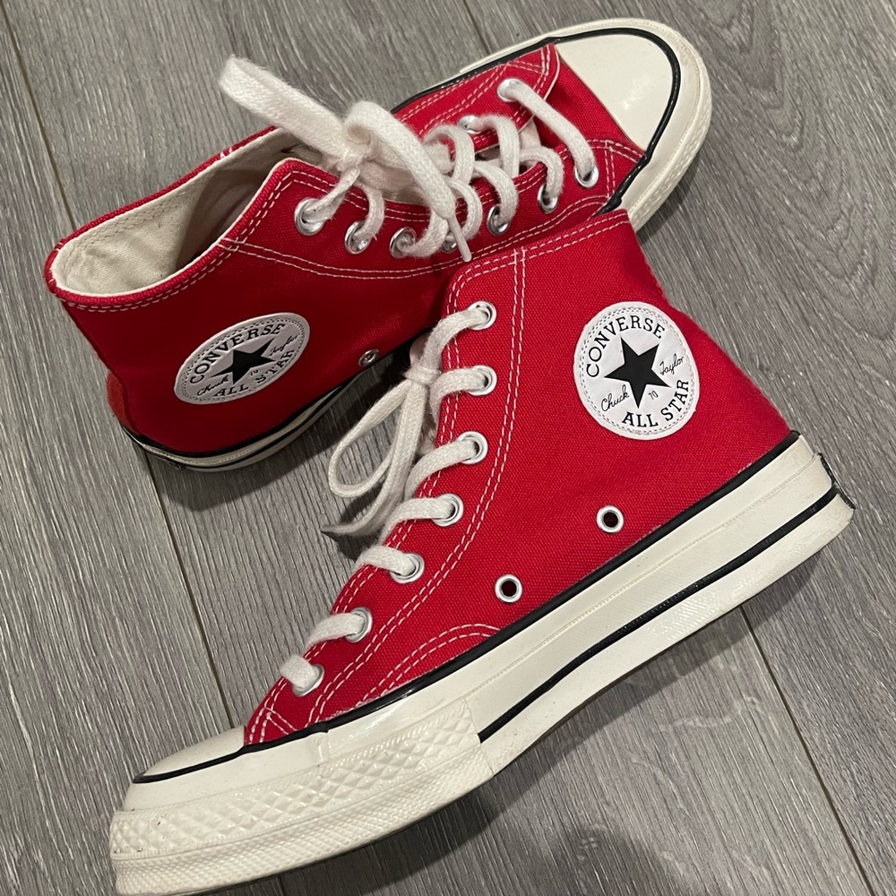 Red Hightop Converse